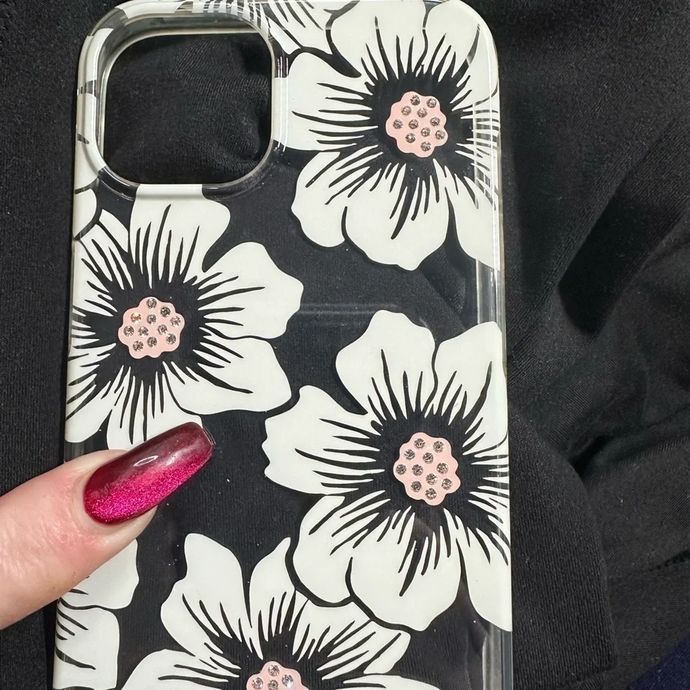 new Kate spade iPhone 13 pro phone case new in open box *only 12 mini size left*